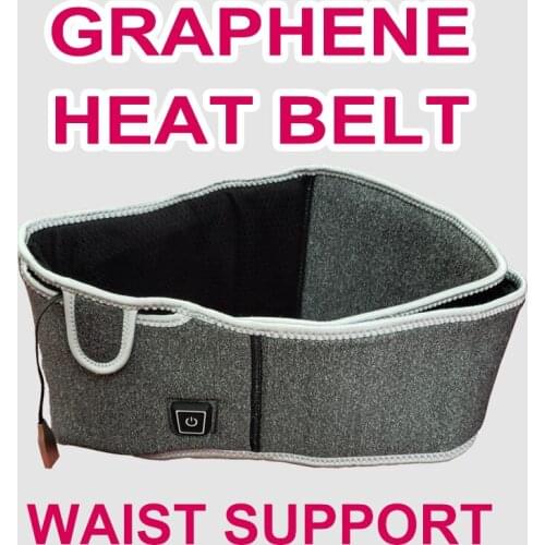 Electric Waist Back Belt Heat Therapy Waist Support Massage Lumbar Elderly Car Belt Lower Back Pain Reliever for Women Men