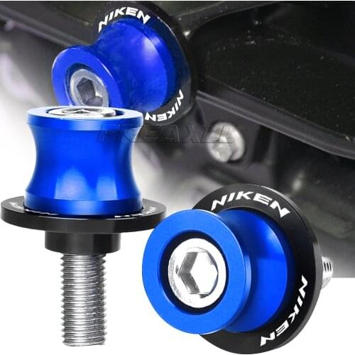 For Yamaha NIKEN /GT NIKENGT 2019 2020 6MM Motorcycle Swingarm Spools Rear Stand Screws Sliders CNC Aluminum Accessories 2021