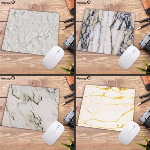 Mairuige Marble Mouse Pad 18x22cm 20x25cm 25x29cm XL Office Desk Laptop Computer Mousepad Keyboard Large Gaming Mouse Mat