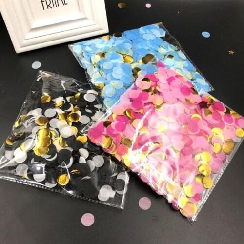 15g 2.5 Cm Mixed Confetti Aluminum Foil Round Sequins Balloon Filling Birthday Wedding Engagement Throwing Supplies Decoration