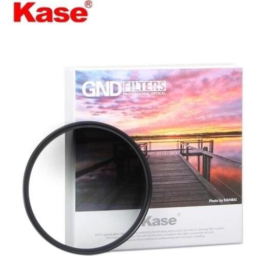 Kase 67mm 72mm 77mm 82mm Circular Filter GND16 4-Stop Soft Graduated Neutral Density gnd1.2 Filter