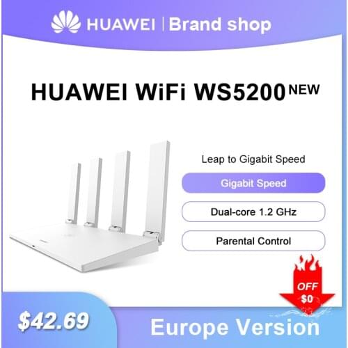 NEW Brazil Version HUAWEI WS5200 V3 Router 1267Mbps Dual-Band wifi repeater Repeater Home Router wifi extender roteador gigabit