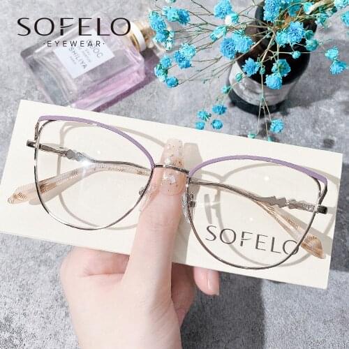 Fashion Cat Eye Myopia Progressive Glasses Women Optical Prescription Eyeglasses Female Bifocal Multifocal Spectacles Brand New