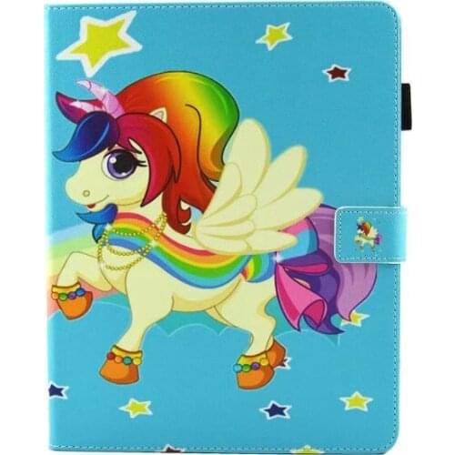 Fashion Cartoon Silicone PU Leather Flip Case Cover For Apple iPad 2 3 4 Smart Case Cover Pattern Stand Shell For iPAD 2 3 4