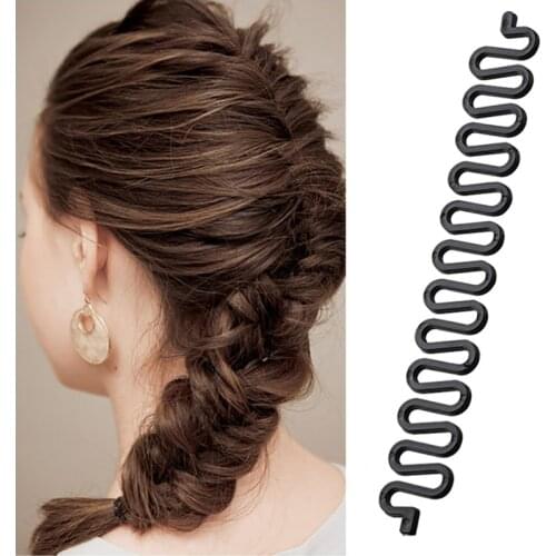 Fashion Hair Braiding Braider Tool Roller With Magic Hair Twist Styling Bun Maker
