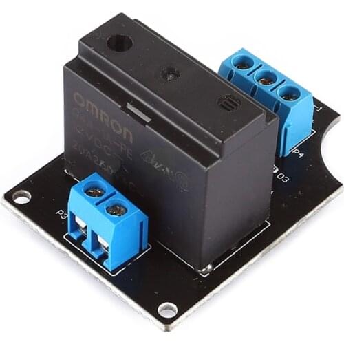 New Style 12VDC 20A 250VAC 1 Channel G4A-1A-PE OMRON Solid State Relay Module For Arduino