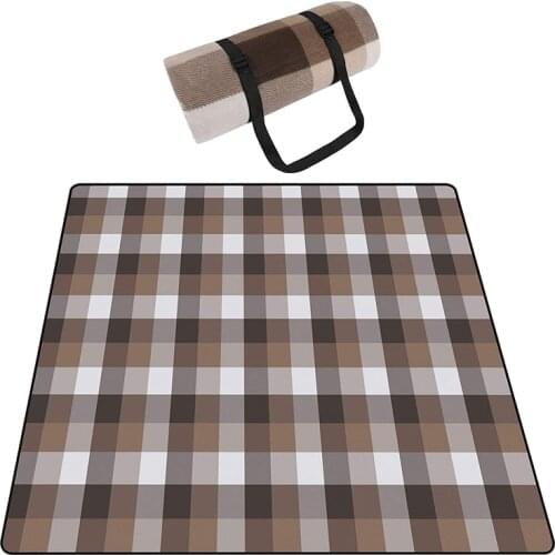New-Picnic Blanket Large Outdoor Carpet Mat Waterproof Foldable Camping Tote Light Compact Oversized Rug