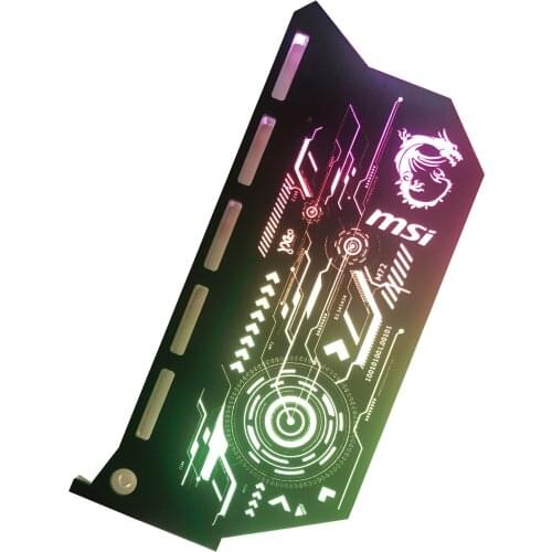 GPU Support MOD Customize VGA Bracket Video Card Stand GPU Holder 12V 4PIN/5V 3PIN / Molex 4PIN AURA SYNC DIY