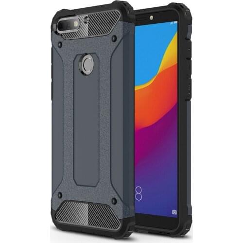 Shockproof cases For huawei Y7 Prime 2018 case Dual Layer Hybrid Armor Hard Back Case For huawei Y7 Prime 2018 Cover Funda