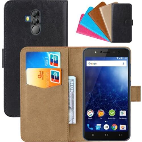 Luxury Wallet Case For Vertex Impress New PU Leather Retro Flip Cover Magnetic Fashion Cases Strap