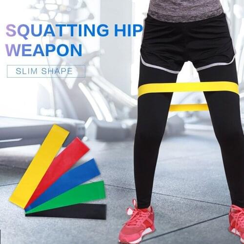 Sports Elastic Resistance Bands Rubber Loop Gym Workout Muscle Power Strength Trainer Hand Grip Wrist Expander Fitness Equipment