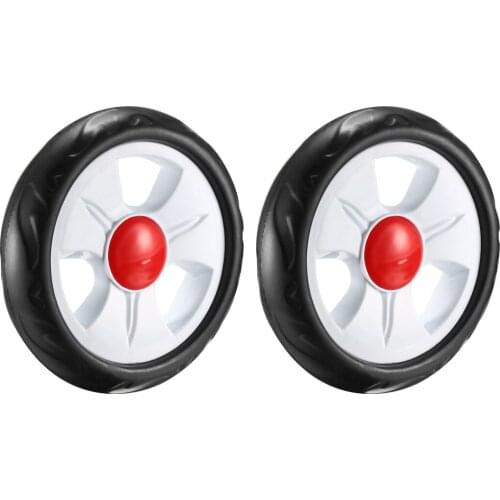 Uxcell Plastic Swivel Pulley Wheel 139mm/5.5inch Dia Single Wheel 6mm Mounting Hole Dia , 2pcs