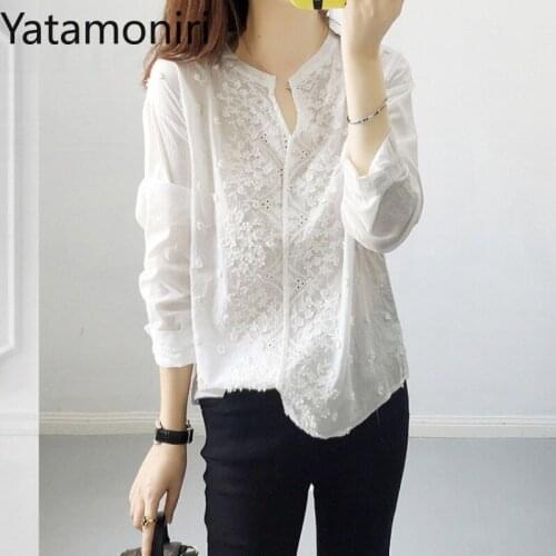 YATAMONIRI Openwork Blouses