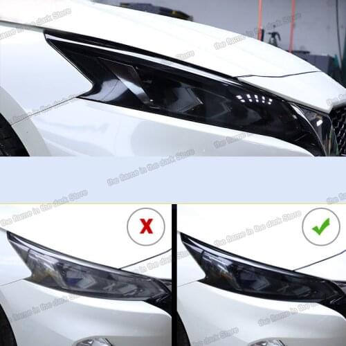 Car headlight anti-scratch protective film for nissan altima L34 accessory sticker auto styling 2019 2020 2021 2022 automobile