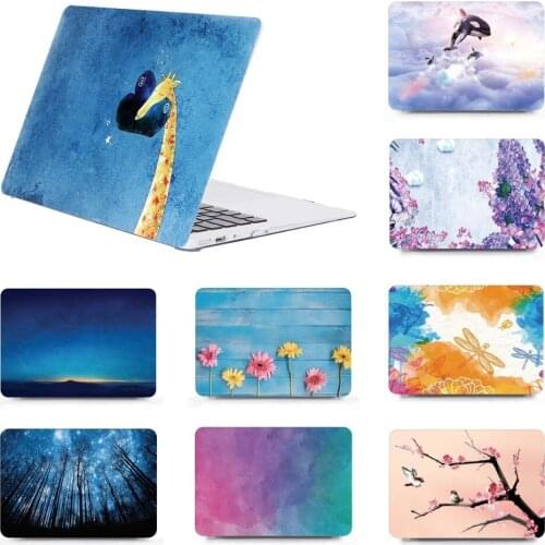 Hard shell Laptop Case+Keyboard Cover For Hard Laptop Shell Case Cover For 11 12 13 15"Apple MacBook Pro Air A1466 A1932 2018