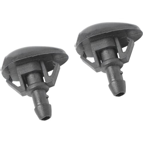 1 Pair Windshield Wiper Water Spray Jet Washer Fluid Nozzle for Nissan Frontier Nylon PA66 Windshield Washer Nozzles