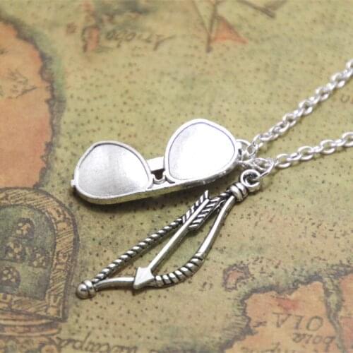 12pcs 12pcs Kate Bow and Arrow Superhero Inspired Necklace - Superhero Jewelry Fangirl Jewelry Comic Book Jewelry
