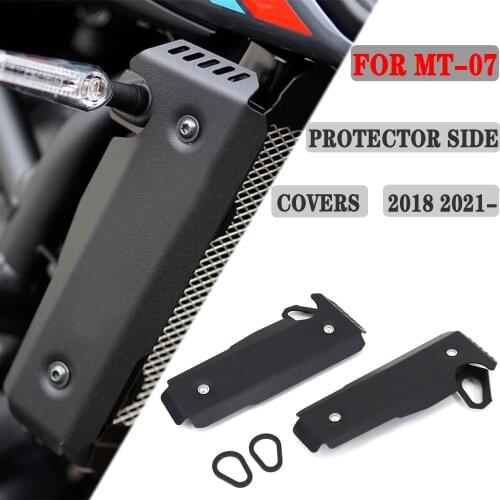 2018 2019 2020 2021 Motorcycle Radiator Grille Cover Protector Guard Side Covers For YAMAHA MT-07 MT07 MT 07 FZ-07 FZ07 FZ 07