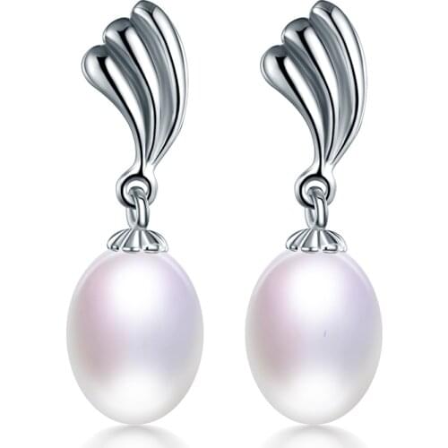 AAAA Top Drop Pearl Earrings 925 Sterling Silver Earrings For Women 100% Genuine Pearl Earings Fashion Jewelry 2021