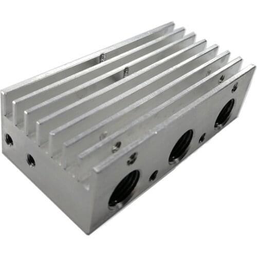 3D printer accessories Three nozzle heatsink d Metal DIY Three-color heatsink