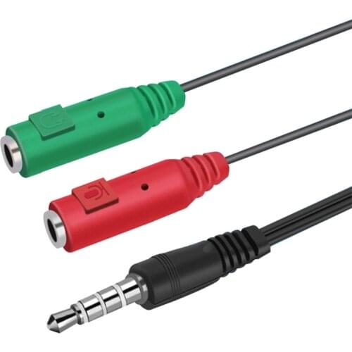 3.5 Mm Jack Aux Audio Kabel 2 Female to 1 Male for Earphone Splitter Voor for Headphones microphone TXTB1