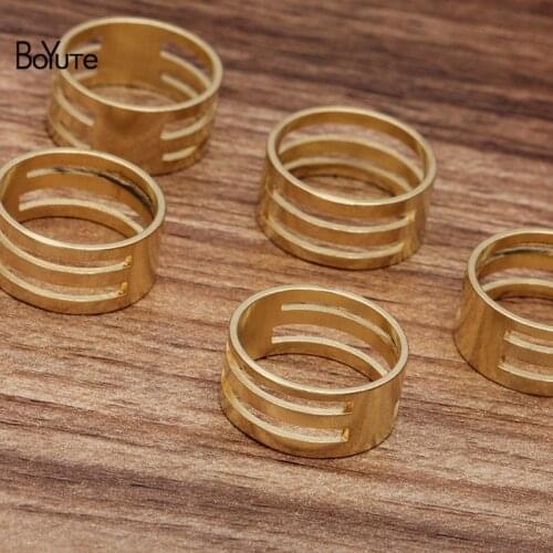 BoYuTe (20 Pieces/Lot) Inner Diameter 18MM Brass Jewelry Tools Jump Ring Opening Closing Finger Ring Tool Diy Jewelry Findings