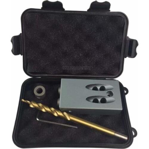 Woodworking Oblique Hole Device XK-R1 9.5MM Woodworking Hole Puncher Inclined Hole Positioner DIY Woodworking Tools with box