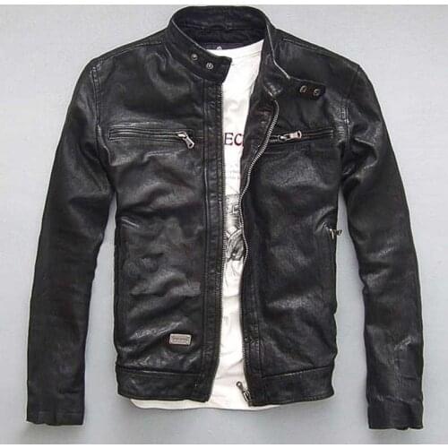 Jazinply Mens Sheepskin Jackets