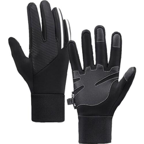 Hot Sale Winter Outdoor Sports Running Glove Warm Touch Screen Gym Fitness Full Finger Gloves For Men Women Knitted Magic Gloves