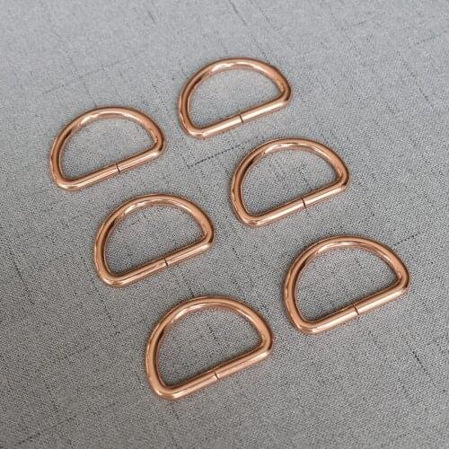 20 Pcs/Lot 32mm Metal DIY Heavy Duty Strong Thickness D Ring Buckle Hand Bag Purse Strap Belt Dog Collar Chain Clasp