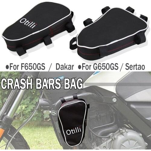 Motorcycle For BMW F 650 GS 00-07 F650GS Dakar G 650 GS G650GS Sertao Frame Crash Bars Waterproof Bag Repair Tool Placement Bag