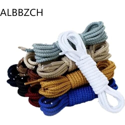 Round Weave Nylon Shoelaces For Sneakers Leather Boots Sport Casual Shoes Laces Hiking Walking Camping Shoelaces Skate Shoelaces