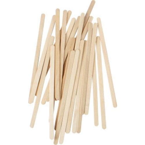 14*0.6cm 20pcs/bag Disposable Wooden Waxing Stick Wax Bean Wiping Wax Tool Disposable Hair Removal Beauty Bar Body Beauty Tool