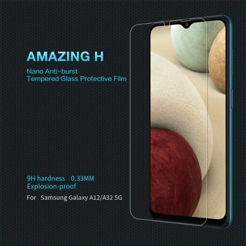For Samsung Galaxy M12 NILLKIN Amazing H Nanometer Anti-Explosion Tempered Glass Screen Protector