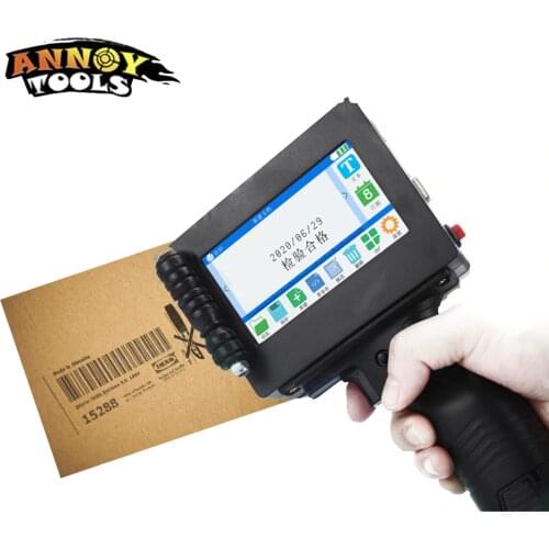 Handheld intelligent inkjet printer Small machine product date food packaging code machine batch number sweep spray