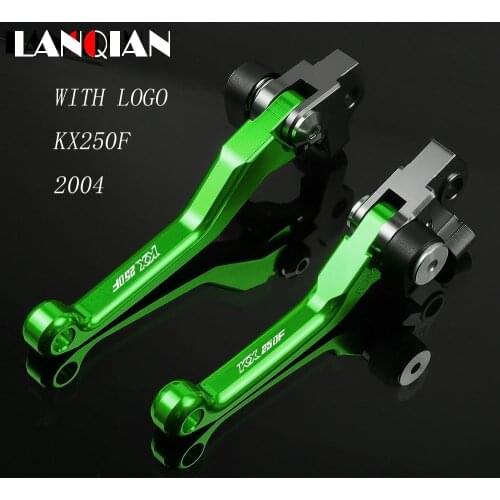 CNC Aluminum Dirt Bike Motocross Pit Bike Pitbike Brake Clutch Levers For KAWASAKI KX250F 2004