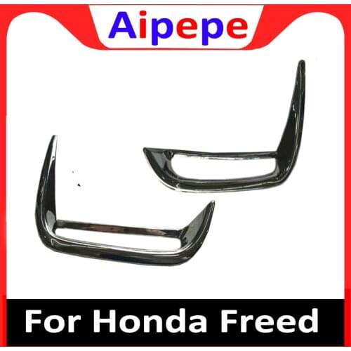 Car Styling for Honda Freed 2017 ABS Chrome Rear Fog Light Cover Trim Car Accessories