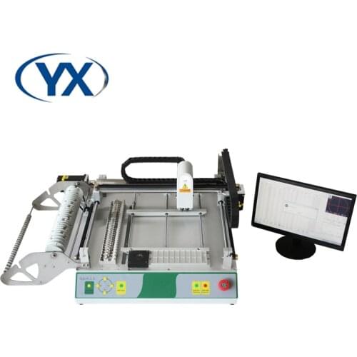 Durable 29 Feeders of Chip Mounting Machine with Guide Rail Built-in Computer and High Voltage Drive TVM802A-S