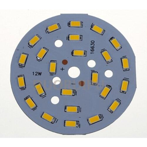 12W SMD5730 LED Lamp panel(plate) Warm 3000k /White 6000k 1200-1440LM bulbs/spotlights Free shipping 10PCS