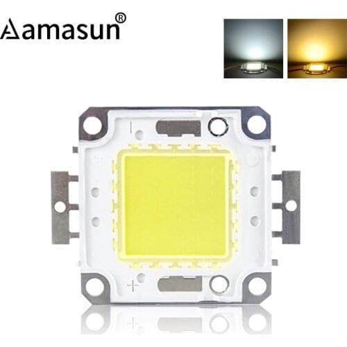 LED Chip 100W 50W 30W 20W 10W 30-32V COB LED 12V For DIY LED Floodlight Spotlight High Power LED Beads Chip White Warm White