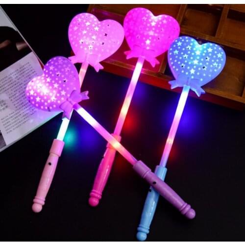Best selling concert light stick star hollow glow magic stick bunny children flash stick LED light toy Love gift