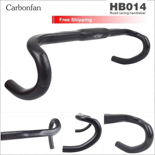 Carbonfan Full Carbon Road Handlebar 31.8*400/420/440/460mm Compact Road Handlebar Bicycle Handlebar