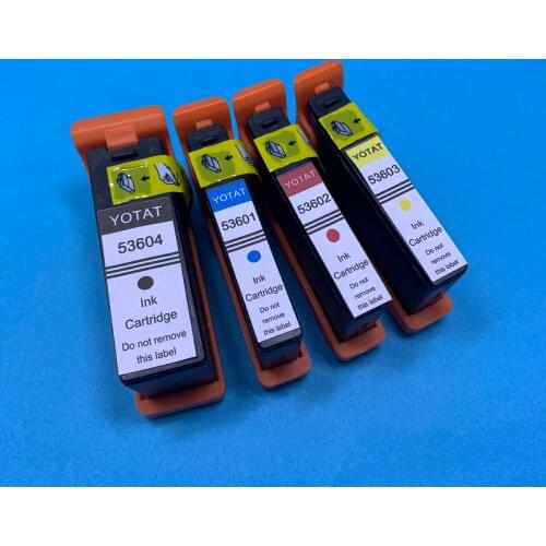 YOTAT 1set Compatible 53604 53601 53602 53603 ink cartridge for Primera Bravo 4100 printer