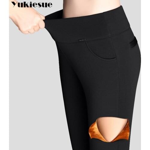 Женские зимние легинсы YUKIESUE China At AliExpress