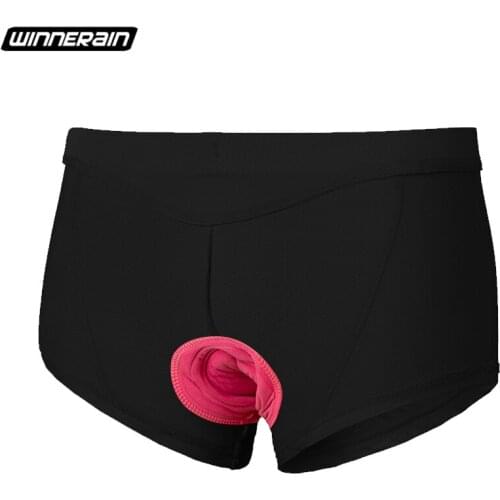 Custom Women Sports Underwear Cycling Briefs Pink Shorts Plus Size