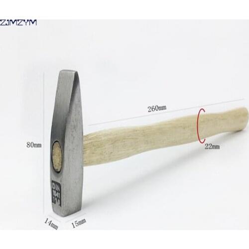 1PC High Quality Durable Construction Metalworking Household machinist hammer Wooden handle Hammer Repair Hand Woodworking Tool