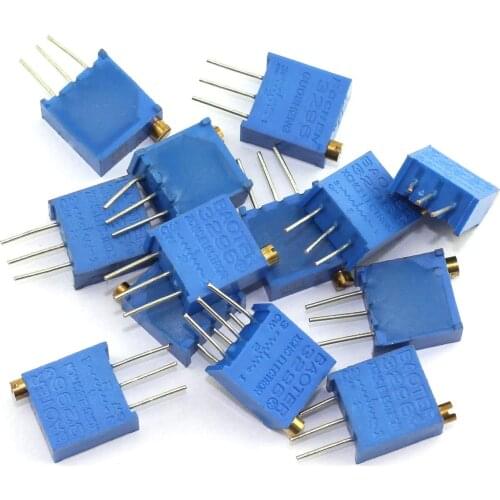 10pcs 3296W Trimpot Trimmer Potentiometer High Precision Variable Resistor With