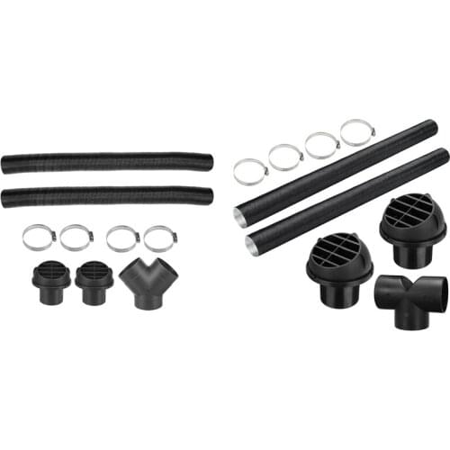 2set 75mm Car Auto Heater Pipe Duct Y Piece/T Piece for Parking Heater Webasto Eberspacher