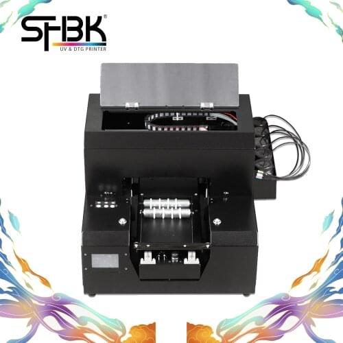 Flatbed A3 UV printer uses Epson L1800 print head with high resolution color for factory silicone/leather/plastic/glass printing