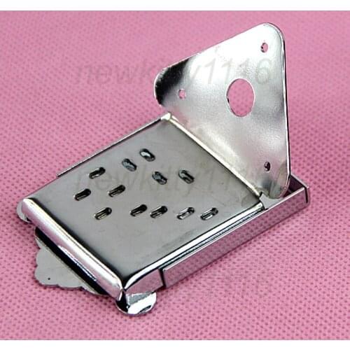 OOTDTY Brand Chrome Bluegrass Mandolin Tailpiece With Cover